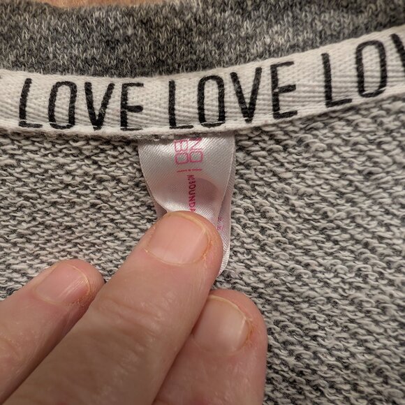 No Boundaries Long Sleeve Shoe String Lace Up Top Size XS - Picture 6 of 7